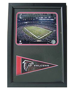 Georgia Dome Frame with Falcons Mini Pennant