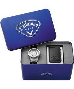Callaway Golf Watch and Money Clip Gift Set