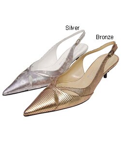 Anne Klein New York Lizard Print Slingback Pumps