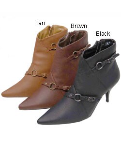Liliana by Adi Pointed Toe Ankle Boots
