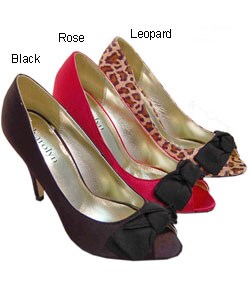 Karolyn by Adi Satin Peep Toe Pumps