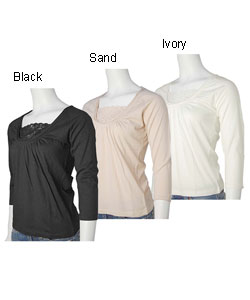 Kikit Juniors Gathered Bodice Top with Lace Chest