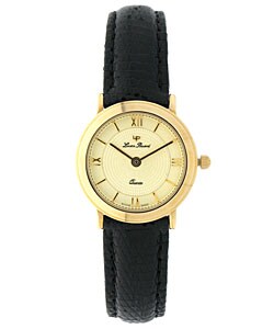 Lucien Piccard 'Executive' 14k Yellow Gold Watch