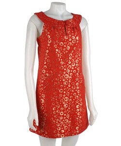 BB Dakota Gold Print Dress