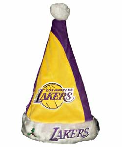 Colorblock Santa Hat - Los Angeles Lakers