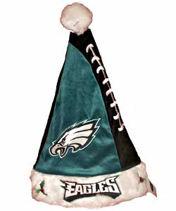 Colorblock Santa Hat - Philadelphia Eagles