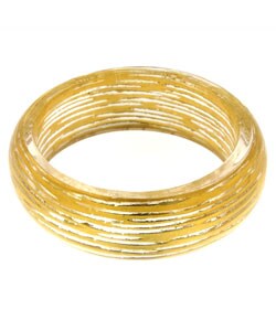 Charles Winston 'Preziosa Luce' Gold Resin Bangle
