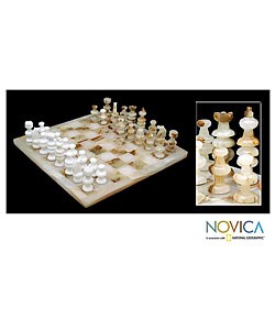 'Ribbons of Onyx' Chess Set (Mexico)