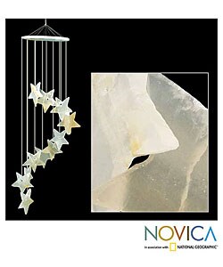'Star Cascade' Onyx Wind Chimes (Mexico)
