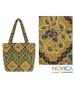 Beaded 'Royal Java' Batik Bag (Indonesia)