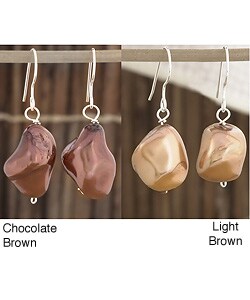 Free-form Mother of Pearl Earrings (USA)