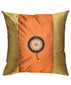 Tangerine and Olive Decorative Pillow Sham
