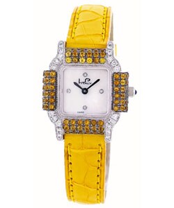 LP Italy Women's 'Dolce Vita' 14k Gold Diamond Watch