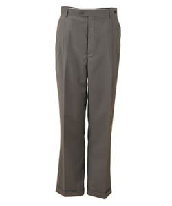 Domani Platinum Men's Tan Pleated Dress Pants