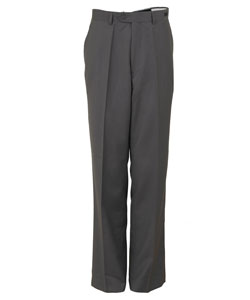 Domani Platinum Men's Taupe Flat Front Dress Pants