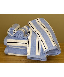Tommy Hilfiger Periwinkle Varsity Stripe Towel Set