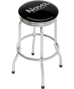 Chrome Barstool with Nova Logo