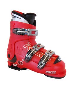 Roces Alpine Kids Adjustable Ski Boot (Size 4-7)