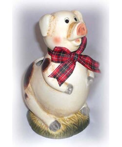 Happy Piggy Utencil Silverware and Flatware Holder