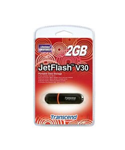 Transcend 2GB JetFlash V30 Flash Drive (Case of 5)