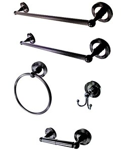 Oil-rubbed Bronze Georgian Bath Accessories