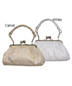 Unlisted by Kenneth Cole Shirred Satin Snap Clutch