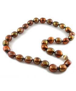 Cultured Chocolate Freshwater Pearl Necklace