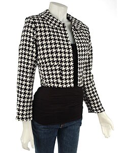L.A. Design Fashion Houndstooth Jacket