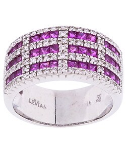 Encore by Le Vian 18k Gold Ruby and Diamond Band