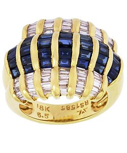 Encore by Le Vian 18k Gold Sapphire Diamond Ring
