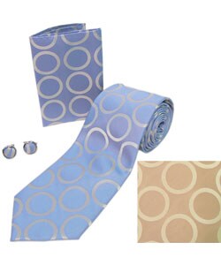 Boston Traveler JS Series Tie, Hanky & Cufflink Set