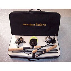Travel Kit Rods and Reels Deluxe 8-piece Set