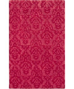 Royal Blend Red Tufted Rug (5' x 8')