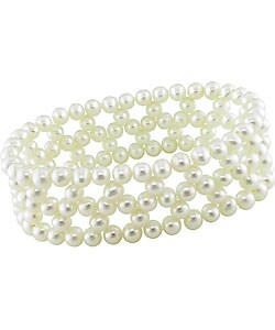 Cultured Freshwater Pearl Elastic Bracelet