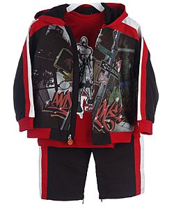 And 1 Toddler Boy's 3-piecc Pants Set