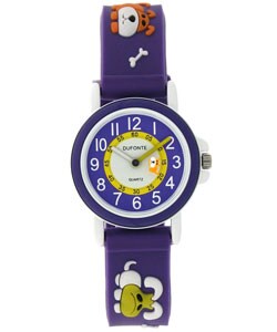 D-KIDS  I LOVE PUPPIES GIRLS PURPLE WATCH