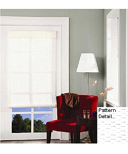 Kansas White Rollup Blind (30 x 72)