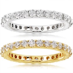 14k Gold 1ct TDW Diamond Eternity Band (G-H, I1-I2)
