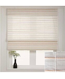 Serenity Rice Roman Shade (36 in. x 72 in.)