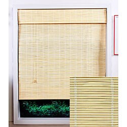 Natural Bamboo Roman Shade (50 in. X 74 in.)