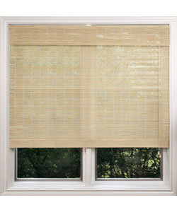 Natural Bamboo Roman Shade (40 in. X 74 in.)