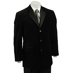 Bill Blass 2-button Black Velvet Tuxedo Jacket