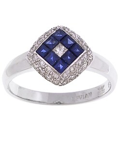 Encore by Le Vian 18k Gold Sapphire/ Diamond Ring