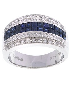 Encore by Le Vian 14k Gold Sapphire Diamond Band