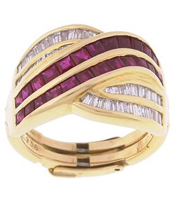 Encore by Le Vian 18k Yellow Gold Ruby Band