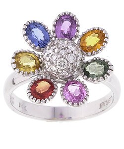 Encore by Le Vian 14k Gold Sapphire Diamond Ring