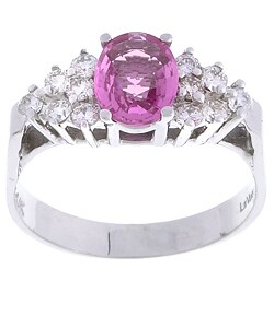 Encore by Le Vian 14k Gold Pink Sapphire and Diamond Ring