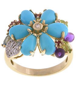 Encore by Le Vian 14k Gold Turquoise Ring