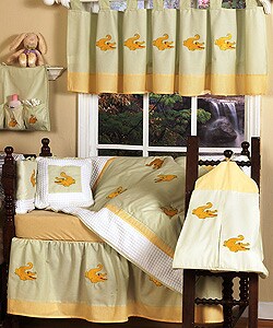 Egyptian Cotton 9-piece Crocodile Crib Set
