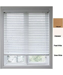 Customized Faux Wood 32.25-inch Window Blind